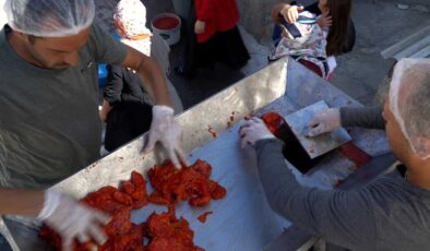Efes Selçuk’ta domattan salçaya gelenekselleşen iş birliği