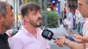 bir sokak röportajında, "uyuşturucu satıyorum" diyen U.A. isimli genç, polis