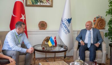 Başkan Tunç Soyer Ukrayna heyetini ağırladı