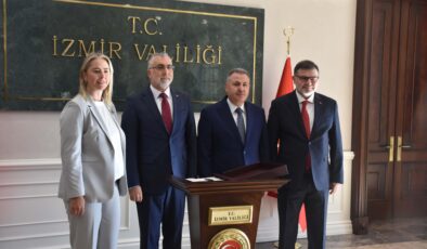 Çalışma ve Sosyal Güvenlik Bakanı İzmir’de: Vali Elban’ı ziyaret etti