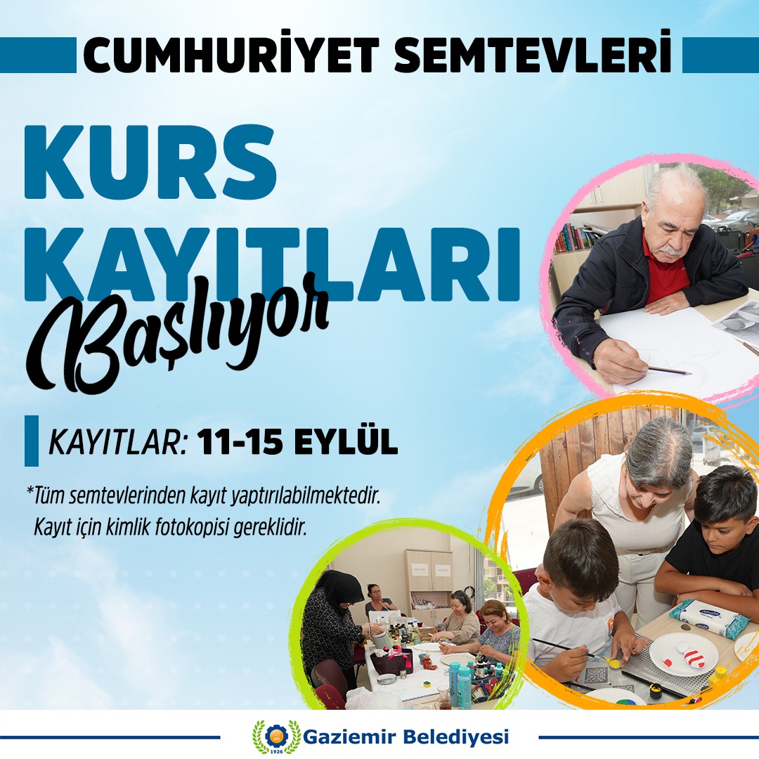 Gaziemir Belediyesi'nin kadınların ve çocukların sosyalleşmelerine ve kişisel gelişimlerine katkı