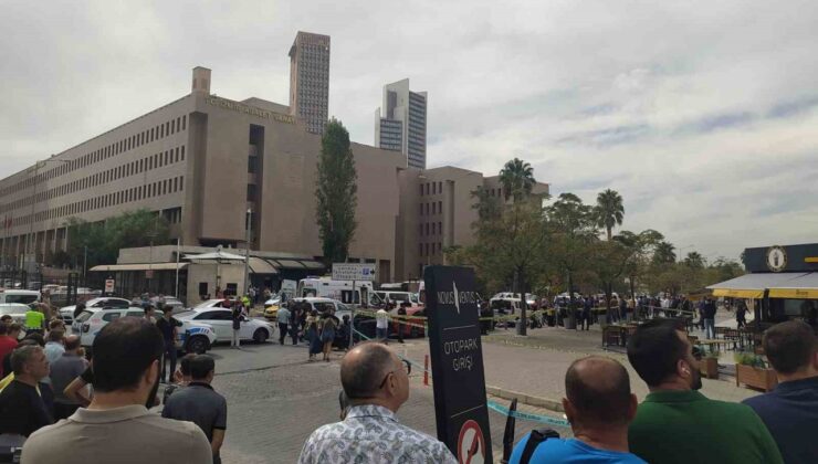İzmir Adliyesi önünde iki grup arasında silahlı çatışma: Yaralılar hastaneye kaldırıldı