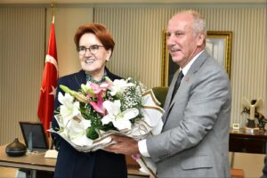 Memleket Partisi lideri Muharrem İnce, İYİ Parti lideri Meral Akşener'i