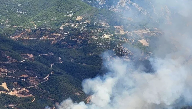Antalya’da orman yangını