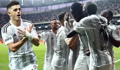 Beşiktaş ilk yarıda 3 puanı aldı