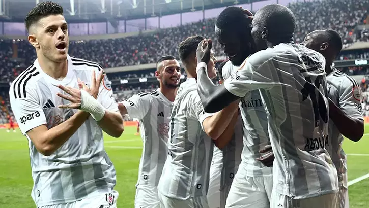 Beşiktaş ilk yarıda 3 puanı aldı