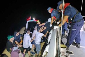 Datça açıklarında 21 Eylül’de saat 22.40’ta 112 Acil Çağrı Merkezi’ne
