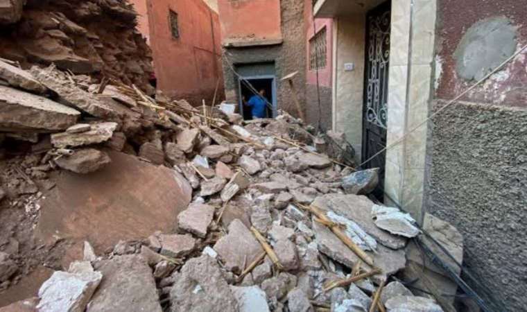 Fas İçişleri Bakanlığı, merkez üssü Marakeş'in El-Huz bölgesi olan 7