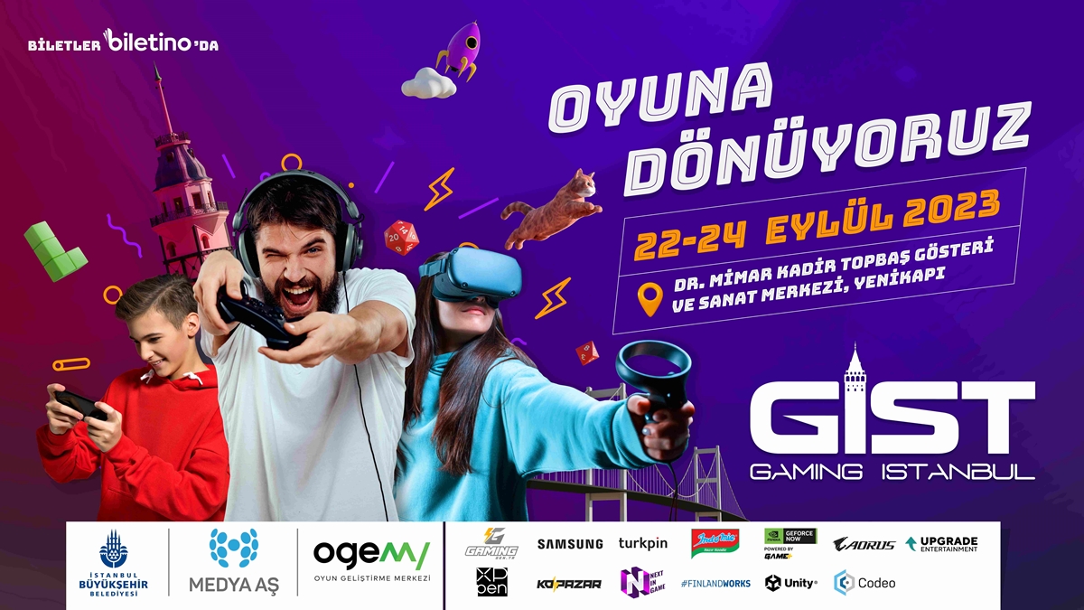 Bu yıl 7. kez düzenlenecek olan Gaming Istanbul (GiST) etkinliği