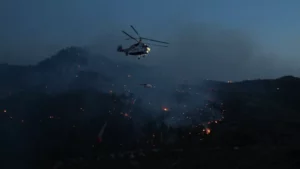 Menderes’te yaşanan helikopter kazası 18 Eylül Pazartesi 2023 tarihinde meydana