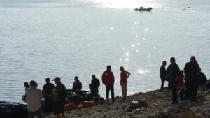 İzmir'in Menderes ilçesinde çıkan orman yangına müdahalede sırasında düşen helikopterden