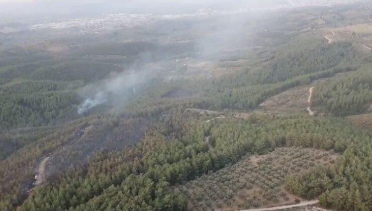 İzmir’in ciğerleri yanmaya devam ediyor… Yangını söndürme çalışmaları sürüyor