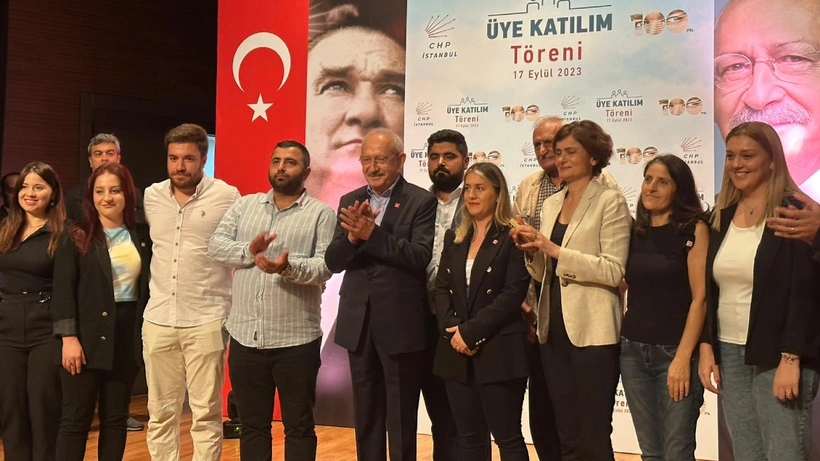 CHP lideri Kılıçdaroğlu, CHP İstanbul İl Başkanlığı'nın düzenlediği üye katılım