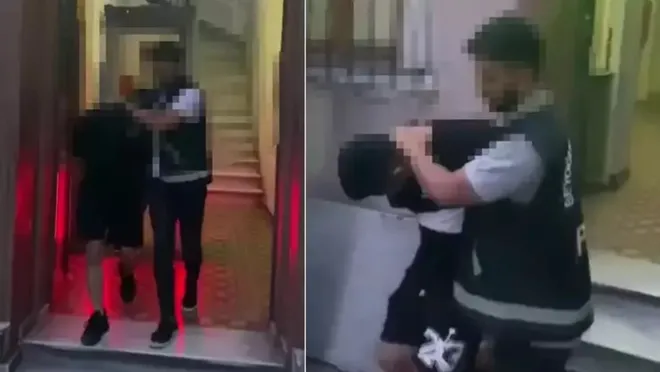 İstanbul Taksim'de şortlarını indirerek birbirlerinin görüntülerini çekmekle suçlanan iki kişi