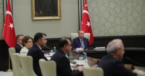 Cumhurbaşkanlığı Kabinesi, bugün Recep Tayyip Erdoğan liderliğinde Cumhurbaşkanlığı Külliyesi’nde bir
