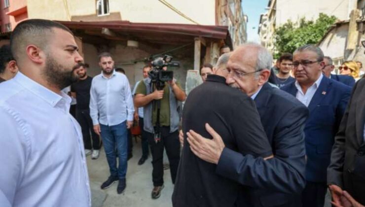 CHP Lideri Kılıçdaroğlu’ndan kahvehane saldırısında ölen Burak Kan’ın ailesine ziyaret