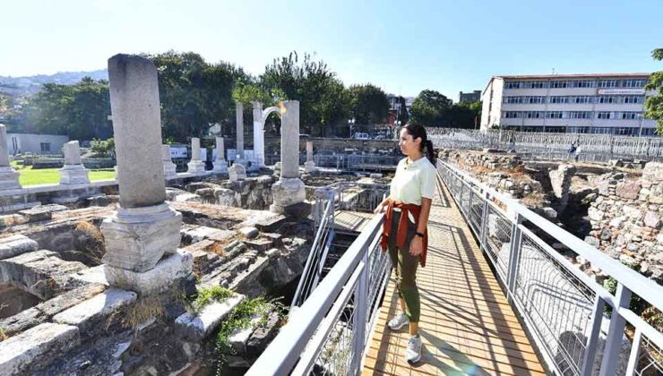 Turistler, Agora Ören Yeri’ndeki tarihe yakından tanıklık edecek