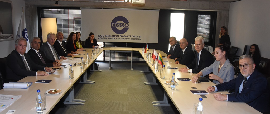 Litvanya, Polonya ve Ukrayna Büyükelçilerini bir arada ağırlayan EBSO Yönetim