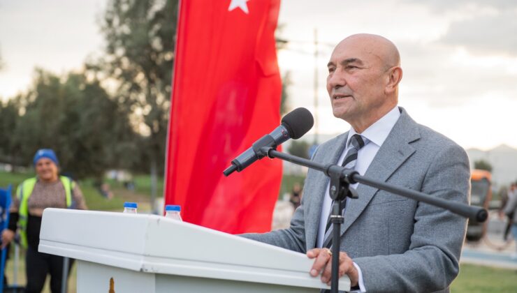 İzmir’de Gönüllülüğe Saygı Anıtı açıldı.. Soyer: ‘Gönüllülük insanı yücelten bir şey’