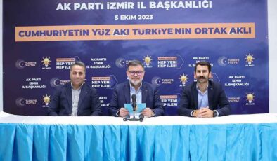 AK Parti İzmir’den Olağanüstü Büyük Kongre öncesi basın açıklaması