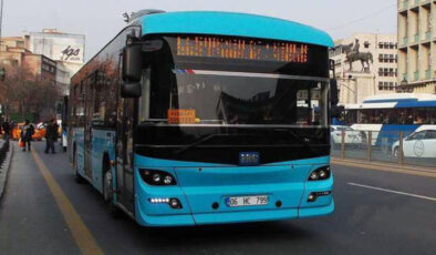 Ankara’da özel halk otobüsçüleri ‘ücretsiz yolcu taşımayacağız’ yazısı astı