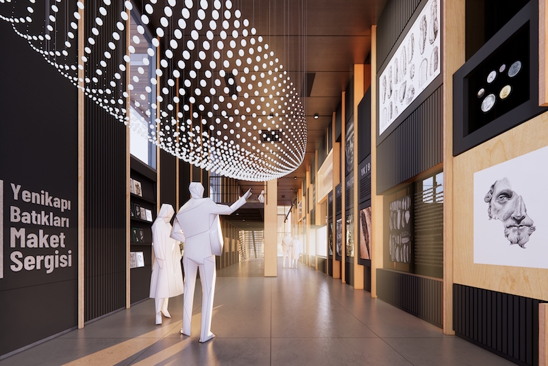 İstanbul’da Yenikapı-Marmaray kazıları sırasında keşfedilen tarihi Theodosius Limanı, arkeolojik bir
