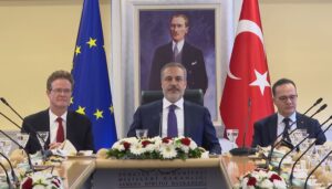 Dışişleri Bakanı Hakan Fidan, AB Delegasyonu Başkanı ve Ankara Büyükelçileriyle