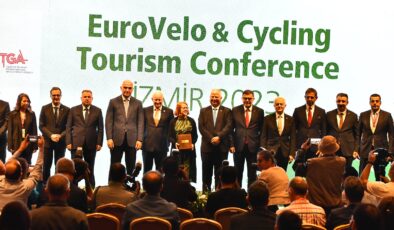 EuroVelo Bisikletli Turizm Konferansı İzmir’de başladı… Avrupa’nın bisikletçileri İzmir’de