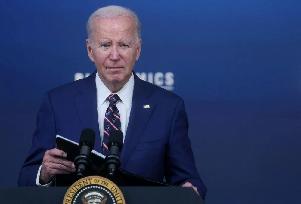 ABD Başkanı Joe Biden, Bidenomics isimli bir programda konuşma yaparken