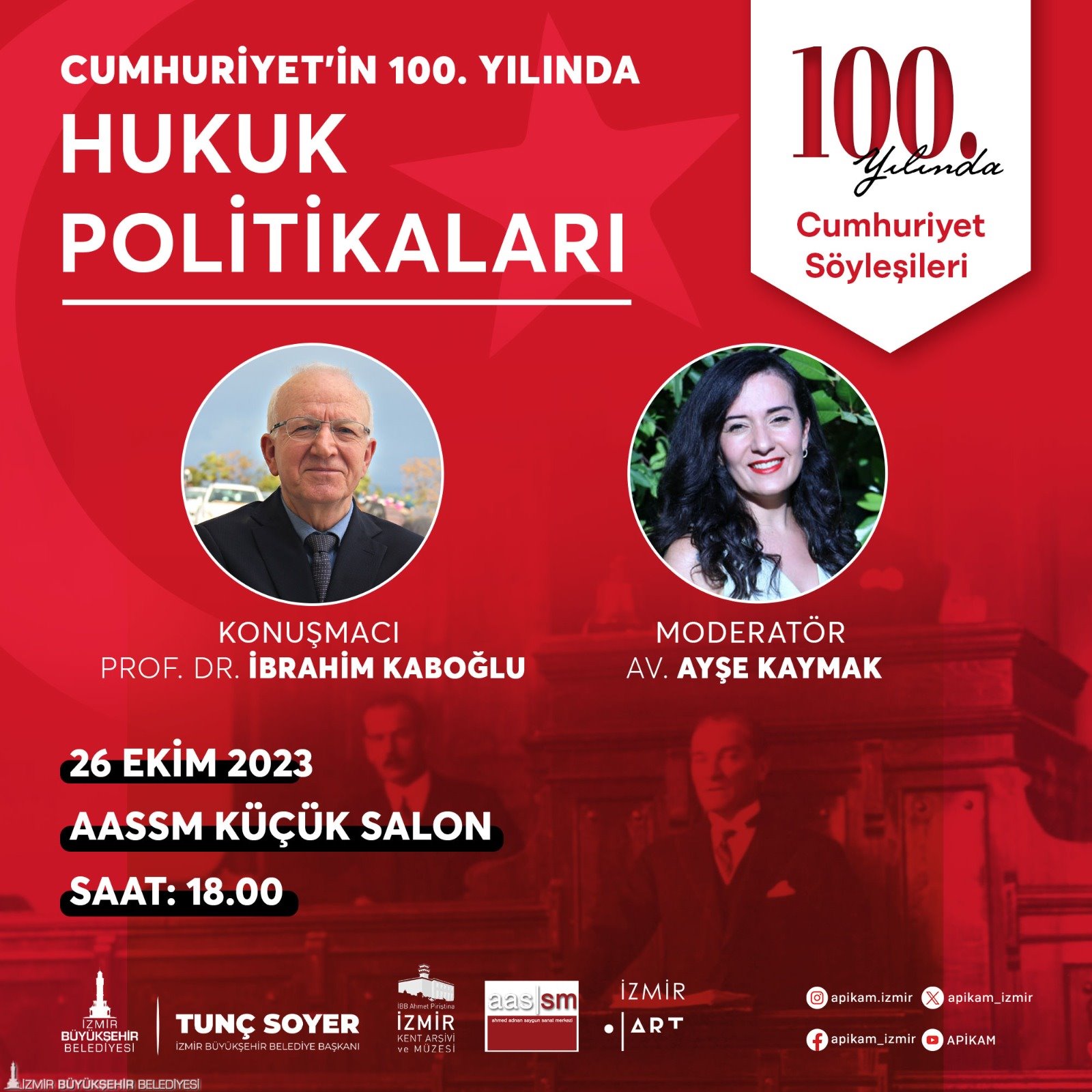 İzmir Büyükşehir Belediyesi, Cumhuriyet’in 100. yılı kutlamaları kapsamında özel bir