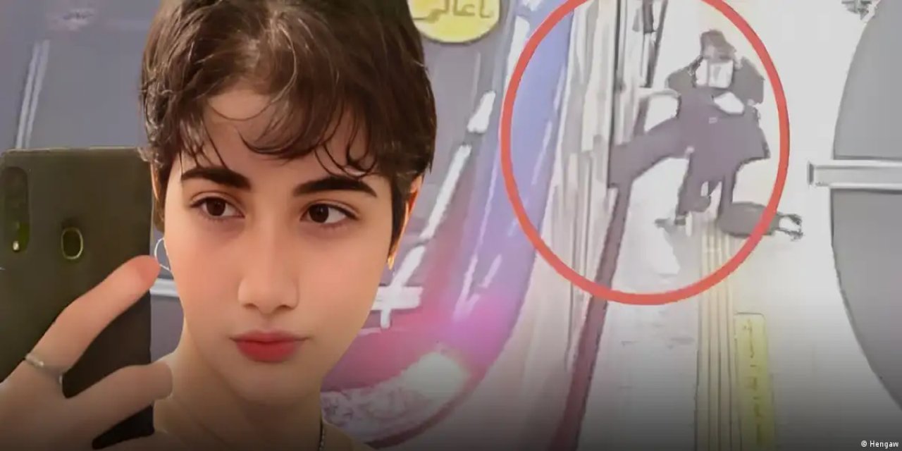 İran’da ahlak polisi tarafından başörtüsü takmadığı gerekçesiyle metrodan itildiği iddia