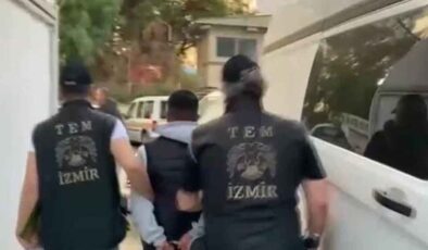İzmir’de terör operasyonu 5 gözaltı