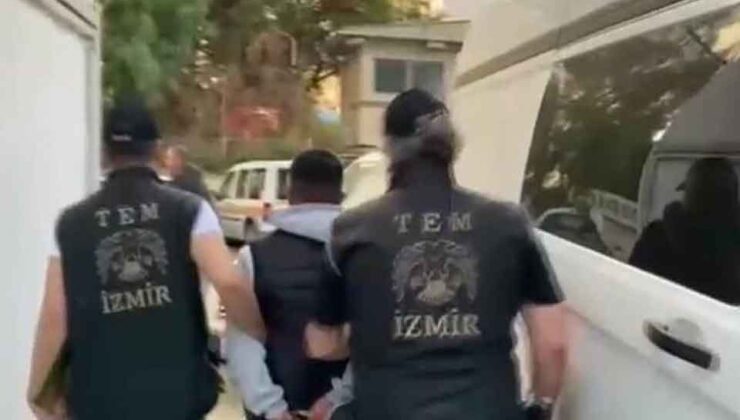 İzmir’de terör operasyonu 5 gözaltı
