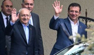 İstanbul Büyükşehir Belediye Başkanı Ekrem İmamoğlu, CHP Lideri Kemal Kılıçdaroğlu