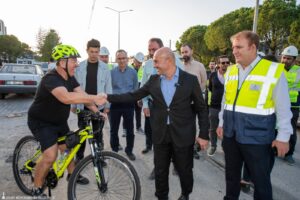 Raylı sistem yatırımlarını hız kesmeden sürdüren İzmir Büyükşehir Belediyesi, Çiğli