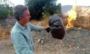 TEKİRDAĞ’ın Şarköy ilçesinde sondaj çalışması sırasında gaz açığa çıktı. Gaz,