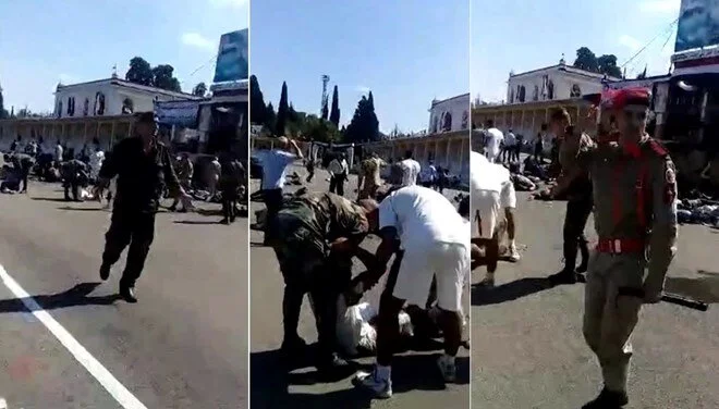 Suriye’nin Humus bölgesinde düzenlenen Harp okulu mezuniyet töreni drone saldırısına hedef oldu.