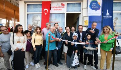 İzmir’in yeni kütüphanesi: ”Atatürk Çocukları Kütüphanesi” açıldı