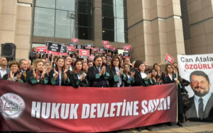 Can Atalay ve Anayasa’nın korunması için, İstanbul Barosu tarafından Çağlayan