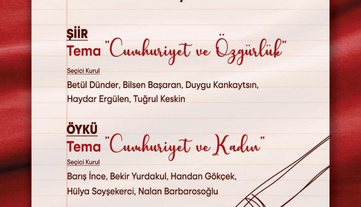 İzmir’de “100. Yılın Öyküsü, Şiiri” yarışmasına adım adım… Başvurular başladı