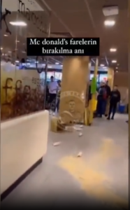 Türkiye’de İsrail’e yönelik protestolara bir yenisi daha eklendi. İstanbul Merter’de