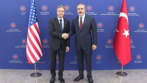 DIŞİŞLERİ Bakanı Hakan Fidan, ABD Dışişleri Bakanı Antony Blinken ile