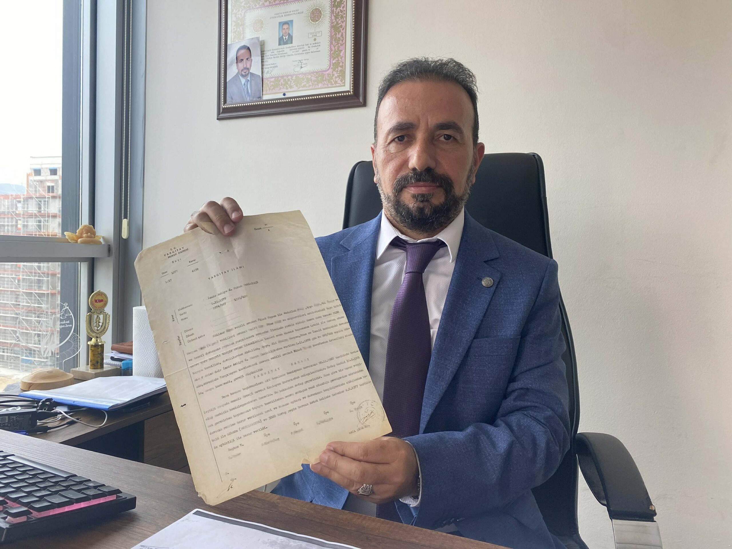 İZMİR’de Yargıtay tarafından 1977 yılında bozulup yerel mahkemeye gönderilen tapu