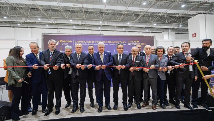 O sektörün kalbi İzmir’de atıyor! Rescon Expo-2. Emlak, İnşaat ve Kentsel Dönüşüm Fuarı başladı