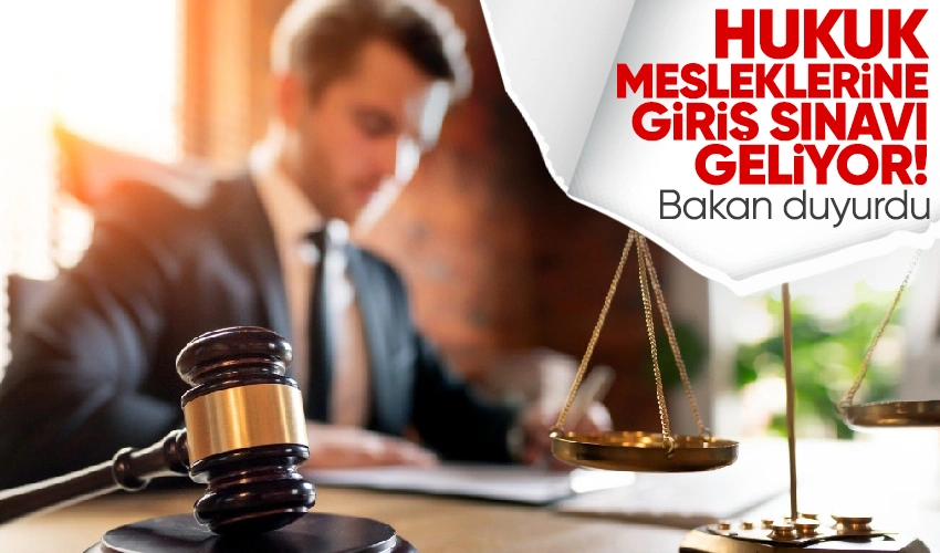 Adalet Bakanı Yılmaz Tunç, Hukuk Fakültesi mezunlarının hukuk mesleklerine adım