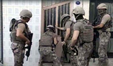 İzmir’de terör operasyonu; 4 gözaltı