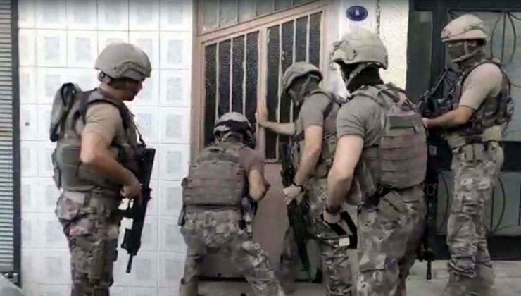 İzmir’de terör operasyonu; 4 gözaltı