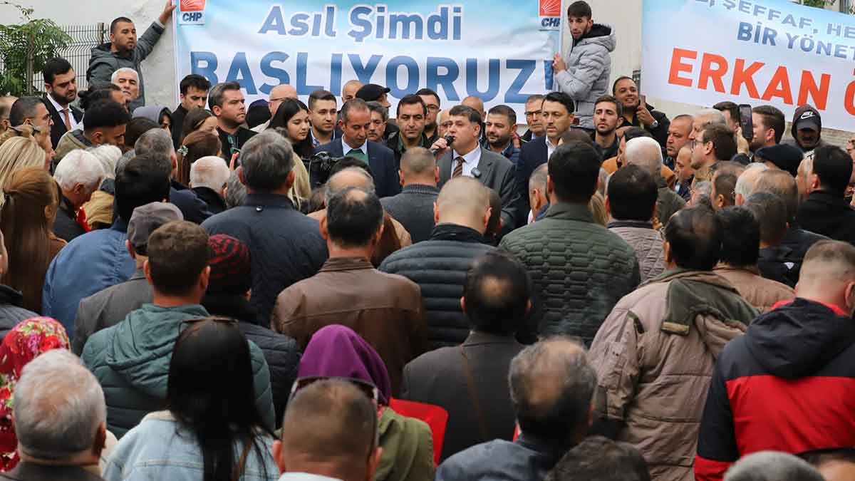 Menderes Belediye Başkan V. Erkan Özkan, yerel seçimler için aday