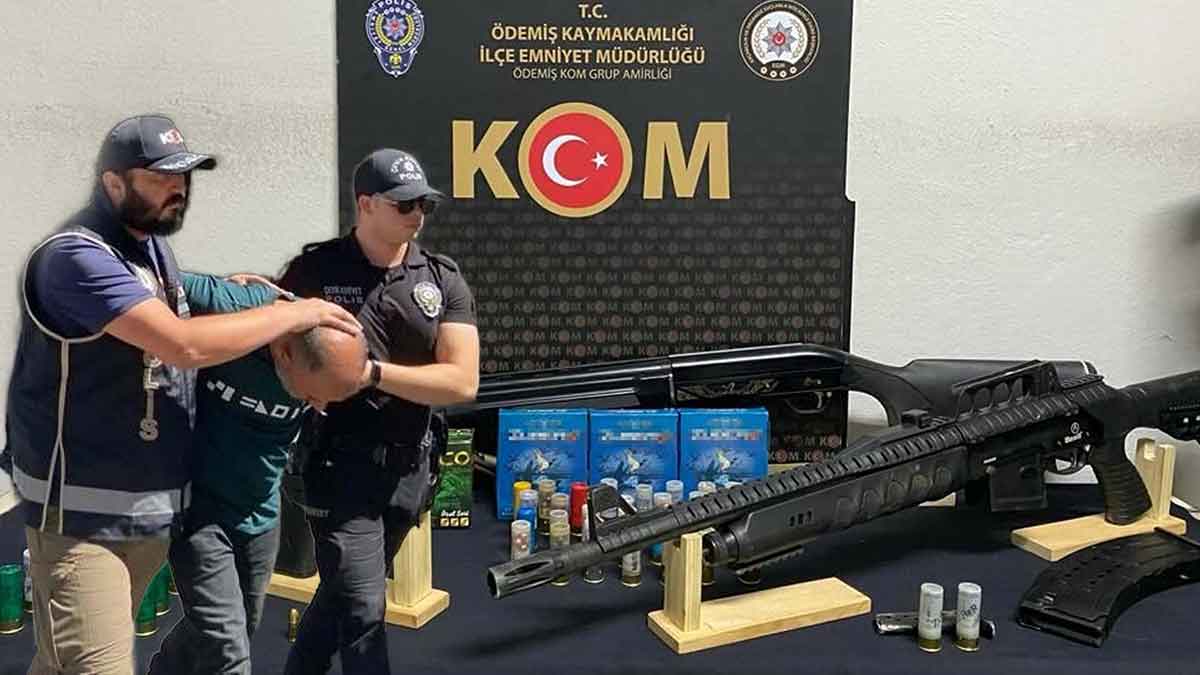 İzmir’in Ödemiş ilçesinde, 4 kişinin yaralandığı olayda son olarak yakalanan