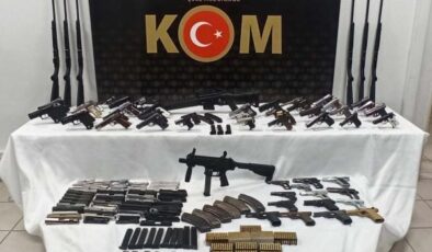 İzmir yasa dışı silah üreten çetelere baskın!